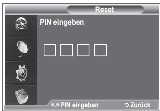 SAMSUNG LE32R89BD - Sie können alle gespeicherten Werte wieder auf die Ausgangswerte zurücksetzen. - 1