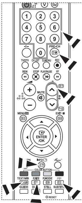 SAMSUNG LE32R89BD - Specifieke teletekstpagina selecteren - 1