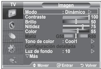 SAMSUNG LE32R89BD - Puede seleccionar el tipo de imagen que mejor cumpla sus requisitos de visualización. - 1
