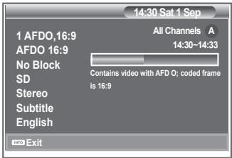 SAMSUNG LE32R89BD - Displaying Programme Information - 3