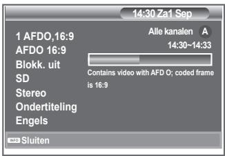 SAMSUNG LE32R89BD - Programma-informatie weergeven - 2
