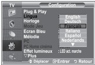 SAMSUNG LE32R89BD - Choix de la langue - 2