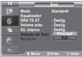 SAMSUNG LE32R89BD - Durante a activação das funções PIP, pode ouvir o som da imagem secundária. - 2