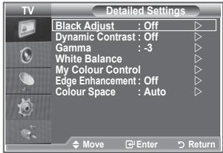 SAMSUNG LE32R89BD - You can set detailed picture settings. - 2