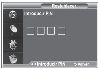 SAMSUNG LE32R89BD - Pude restablecer los valores almacenados de acuerdo con la configuración predeterminada de fábrica. - 1