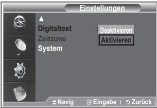 SAMSUNG LE32R89BD - Wenn das Programm mit Digitaltext gesendet wird, ist diese Funktion aktiviert. - 1
