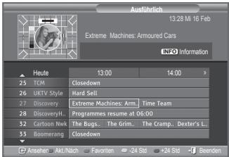SAMSUNG LE32R89BD - EPG-Informationen (Elektronischer Programmführer) anzeigen - 2