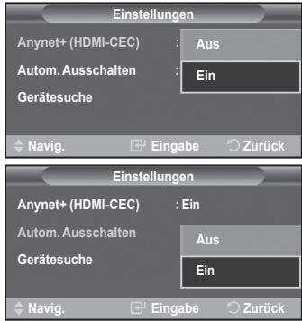 SAMSUNG LE32R89BD - Automatisches Abschalten von Anynet+-Geräten durch Abschalten des Fernsehgeräts - 2