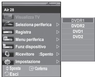 SAMSUNG LE32R89BD - Scansione e passaggio da un dispositivo Anynet+ all'altro - 1