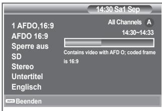 SAMSUNG LE32R89BD - Programminformationen anzeigen - 2