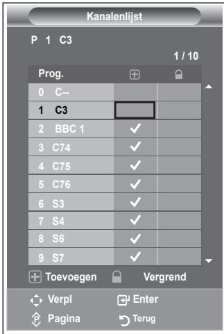 SAMSUNG LE32R89BD - U kunt het gewenste kanaal gemakkelijk verwijderen, toevoegen of vergrendelen. - 1