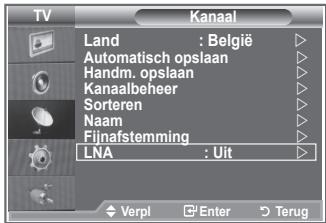 SAMSUNG LE32R89BD - Als het tv-signaal zwak is, kunt u de ontvangst verbeteren met de LNA-functie. (Een ruisvrije versterker versterkt het inkomende signaal). - 1