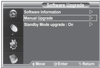 SAMSUNG LE32R89BD - Upgrading the Software - 3