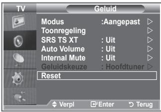SAMSUNG LE32R89BD - De standaard-geluidsinstellingen herstellen - 1