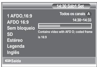SAMSUNG LE32R89BD - Ver informações sobre programas - 3