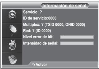 SAMSUNG LE32R89BD - Se puede obtener información acerca del estado de la señal. - 1