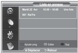 SAMSUNG LE32R89BD - Utilisation de la liste réglée - 3