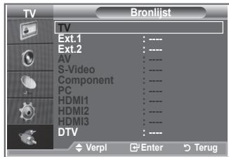 SAMSUNG LE32R89BD - U kunt een keuze maken uit externe bronnen die op de ingangen van de tv zijn aangesloten. - 2