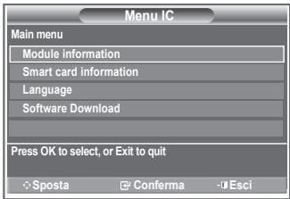 SAMSUNG LE32R89BD - Ciò permette all'utente di accedere al menu della CAM. - 1