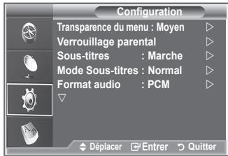 SAMSUNG LE32R89BD - Langue - 3