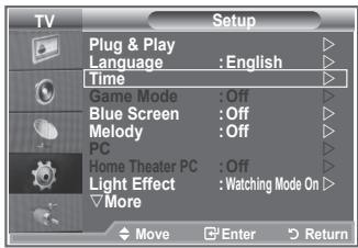 SAMSUNG LE32R89BD - Setting the Sleep Timer - 1