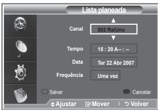 SAMSUNG LE32R89BD - Utilizar a lista de visualização planeada - 3