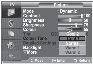 SAMSUNG LE32R89BD - You can select the most comfortable colour tone to your eyes. - 2