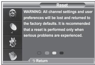 SAMSUNG LE32R89BD - You can reset the values stored to the factory default values. - 2