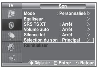SAMSUNG LE32R89BD - Lorsque la fonction PIP est activée, vous pouvez écouter le son accompagnant l'image secondaire. - 1