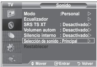 SAMSUNG LE32R89BD - Audición del sonido de la imagen secundaria - 1
