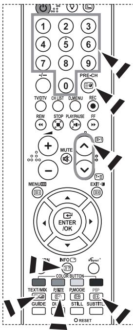 SAMSUNG LE32R89BD - Pulse los botones numéricos en el mando a distancia para introducir o aceptar los números de página directamente: - 1
