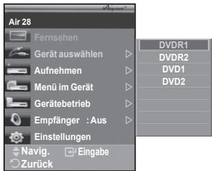 SAMSUNG LE32R89BD - Suchen von Anynet ^+ -Geräten und Umschalten zwischen diesen Geräten - 1