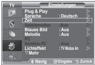SAMSUNG LE32R89BD - Sleep-Timer einstellen - 1