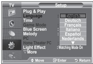 SAMSUNG LE32R89BD - Choosing Your Language - 2