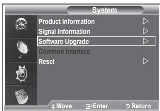 SAMSUNG LE32R89BD - Upgrading the Software - 1