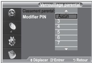 SAMSUNG LE32R89BD - Configuration du contrôle parental - 3