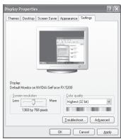 SAMSUNG LE32R89BD - Configuración del software del PC (basado en Windows XP) - 1