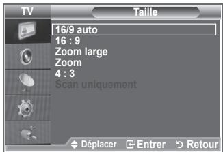 SAMSUNG LE32R89BD - Changement de la taille de l'image - 2