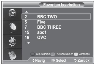 SAMSUNG LE32R89BD - Sie können diese Funktion verwenden, nachdem Sie einen oder mehrere bevorzugte Kanäle ausgewählt haben. - 3
