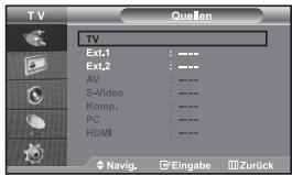 SAMSUNG LE32S67BD - Signalquelle auswählen - 1