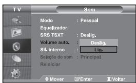 SAMSUNG LE32S67BD - Ajustar Automaticamente o Volume - 1