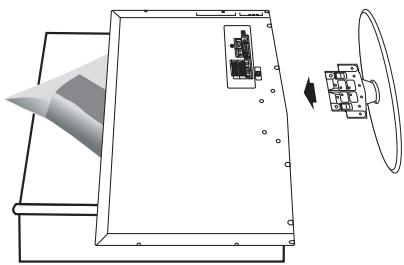 SAMSUNG LE32S67BD - Instalar a Base - 1