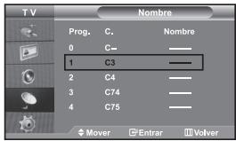 SAMSUNG LE32S67BD - Puede intercambiar los números de dos canales para: - 1