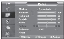 SAMSUNG LE32S67BD - Benutzereinstellung Bild anpassen - 1