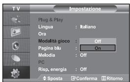 SAMSUNG LE32S67BD - Uso di Modalità gioco - 1