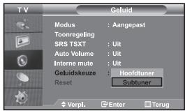 SAMSUNG LE32S67BD - Het geluid van het subbeeld weergeven - 1