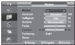 SAMSUNG LE32S67BD - Bildstandard ändern - 1