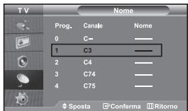 SAMSUNG LE32S67BD - Ordinamento dei canali memorizzati - 2