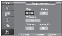 SAMSUNG LE32S67BD - Encendido y apagado de la televisión automáticamente - 1