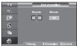 SAMSUNG LE32S67BD - Uhrzeit einstellen und anzeigen - 1